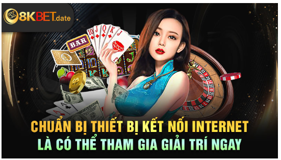 Chuẩn bị thiết bị kết nối internet là có thể tham gia giải trí ngay