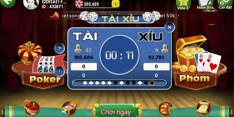 Game bài đổi thưởng tài xỉu online