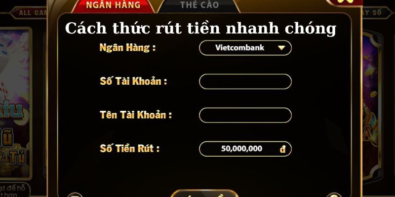 Hướng dẫn rút tiền tại nhà cái game bài đổi thưởng