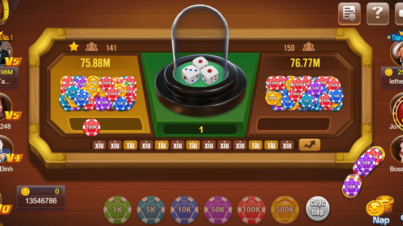 Game tài xỉu thì có phải là game sicbo có trong casino hay không ?